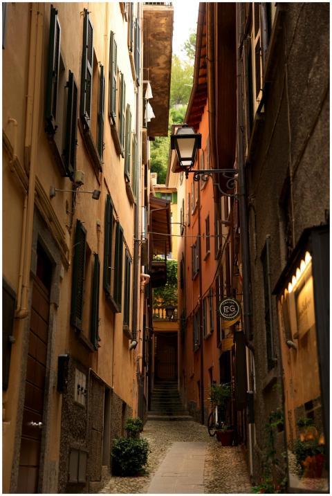 Explore the picturesque narrow street in Bellagio,