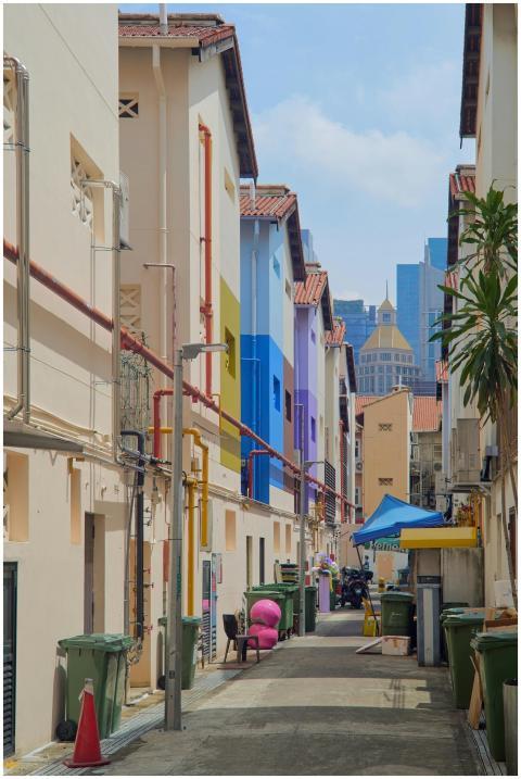 Colorful Urban Alley Modern