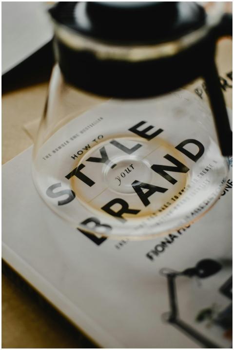 A coffee pot rests atop a book titled 'How to Styl