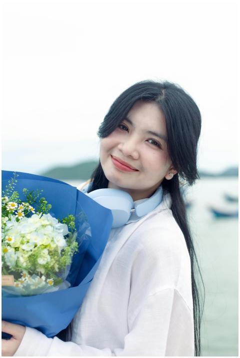 Young Woman Enjoys Outdoor