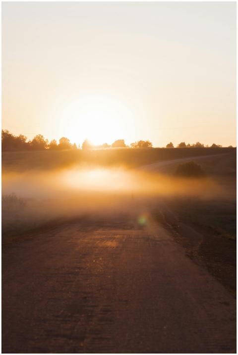 Captivating sunrise with sunlight streaming over a