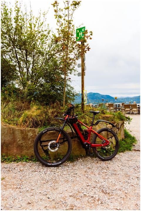 Mountain Bike Parked Rustic
