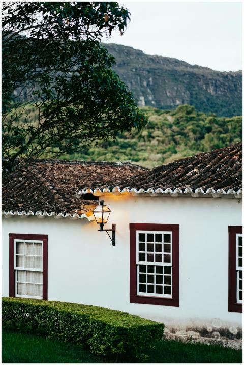Rustic colonial house in Tiradentes, Brazil, with