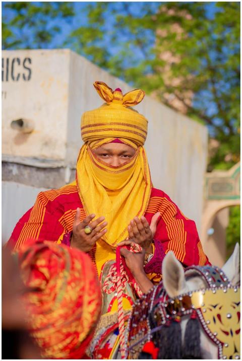 Man Traditional Attire Decorated
