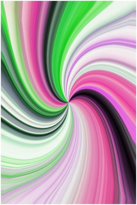 Abstract vibrant swirl design in pastel shades of