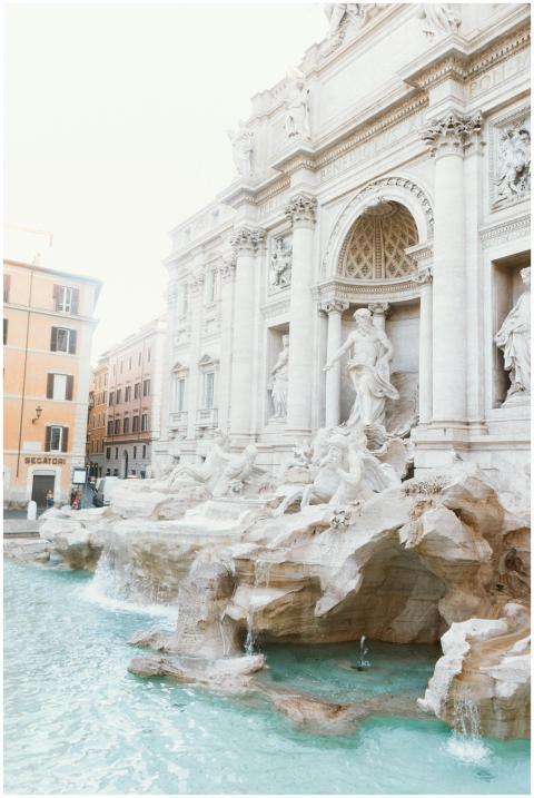 Capture of the stunning Trevi Fountain in Rome, a