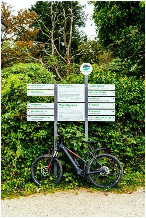 Mountain Bike Parked Hiking