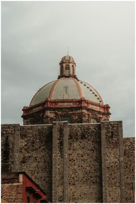 Photograph of the historic dome in San Miguel de A