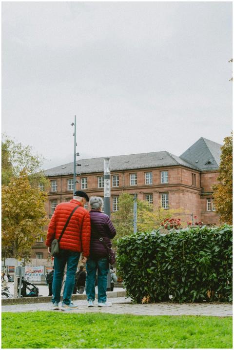 Couple Exploring Freiburg S