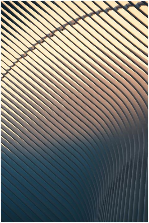 Abstract view of architectural structure in New Yo