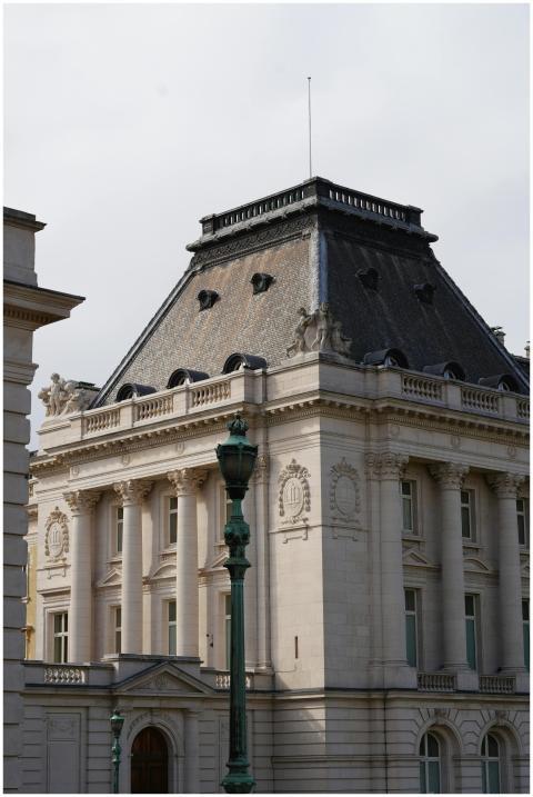 Elegant neoclassical architecture of a historic bu