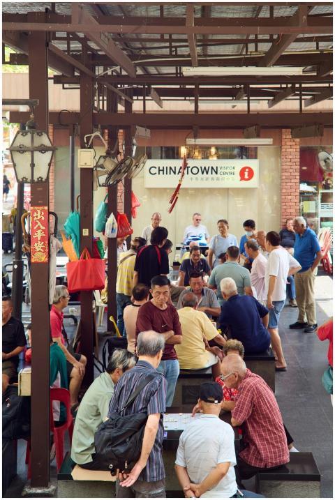 Lively Gathering Chinatown Visitor