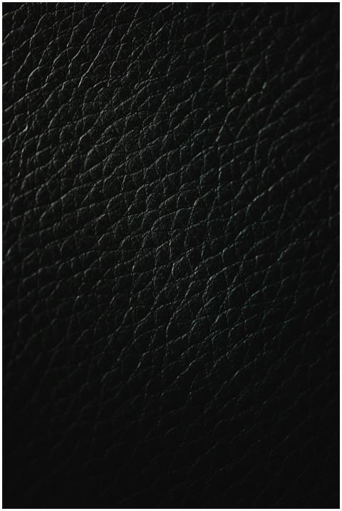 Close-up of a detailed black leather texture ideal