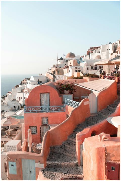 Explore the stunning whitewashed buildings of Sant