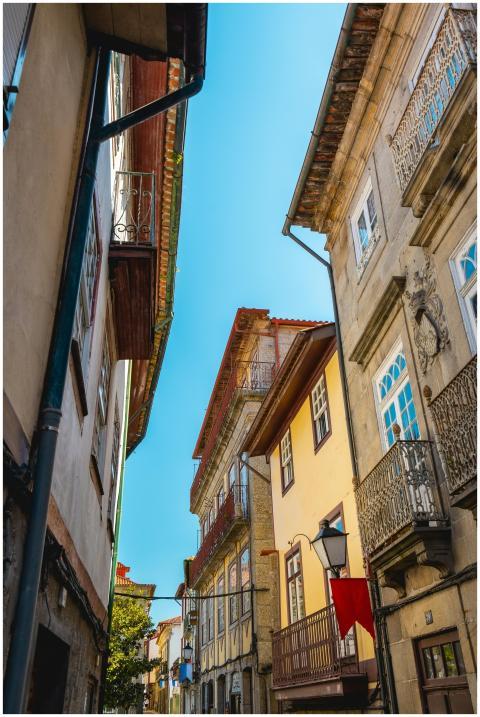 Explore a picturesque narrow street surrounded by