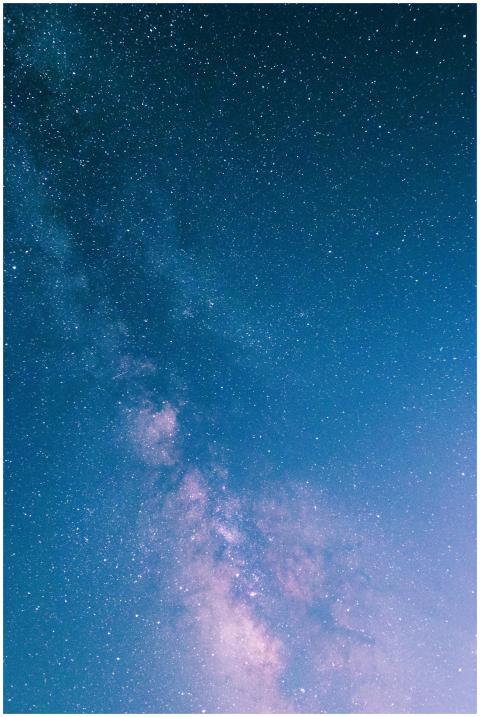 Captivating view of the starry night sky with the