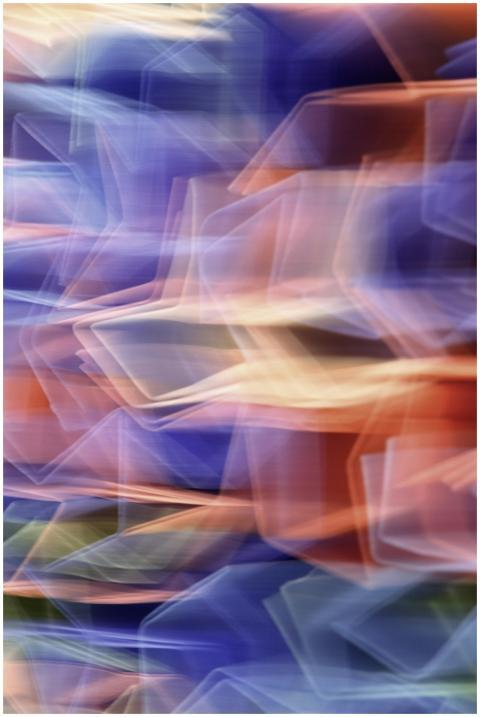 Colorful abstract motion blur image with vibrant g