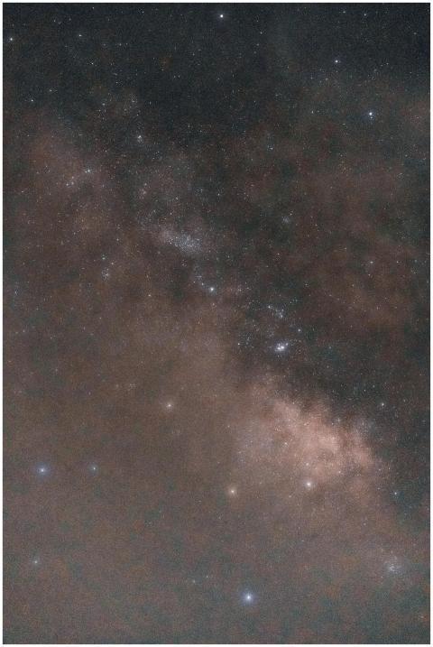 Stunning view of the starry night sky over Akumal,