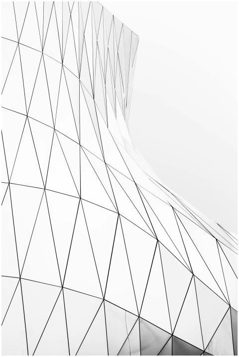 Abstract design with geometric lines and shapes in