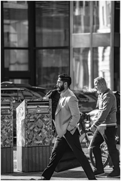 Urban Street Scene Pedestrians