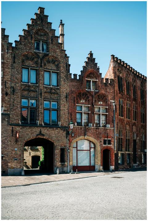 Explore the stunning facade of historic Flemish bu