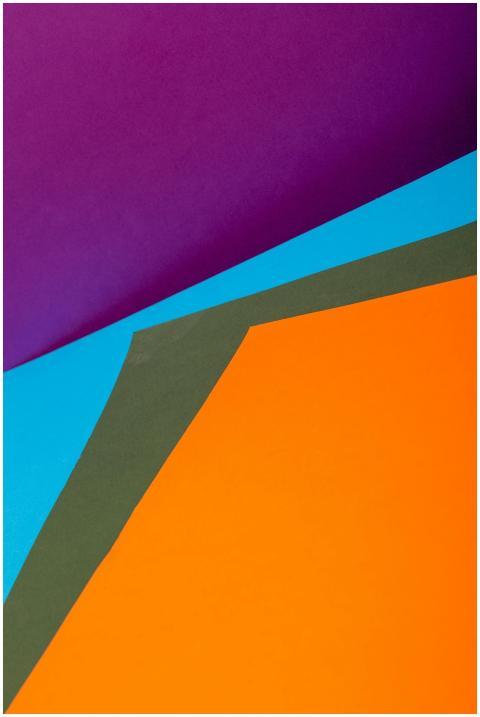 Bright abstract composition with colorful geometri