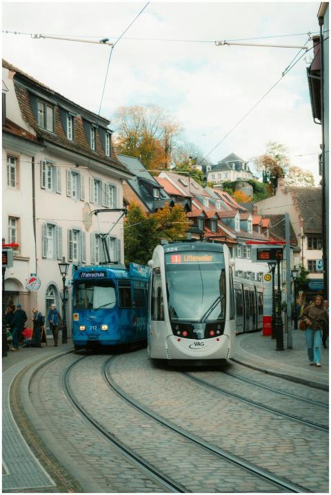 Free stock photo of city tram