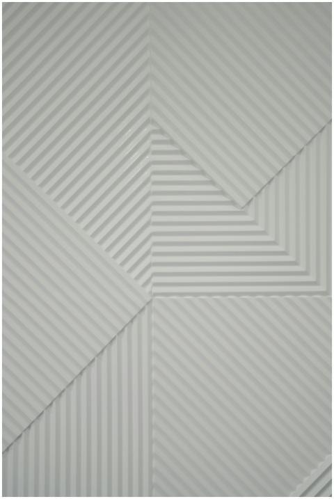 Abstract geometric pattern with textured stripes i
