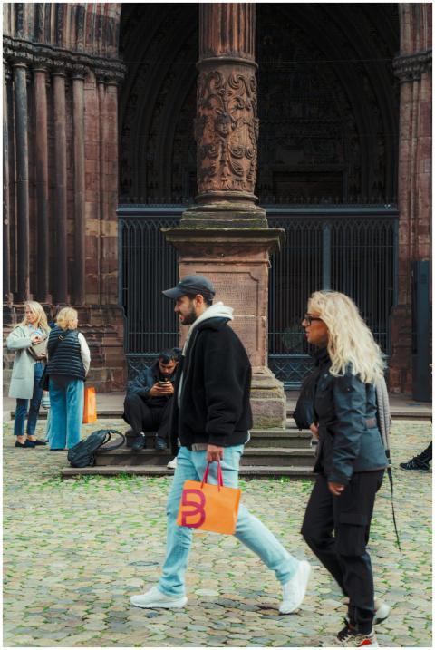 Pedestrians Freiburg S Historic