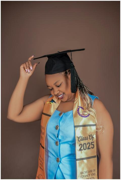 Young Graduate Celebrating Achievement