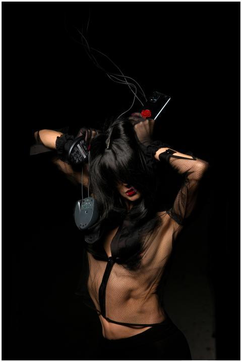 Artistic Portrait Woman Electronic