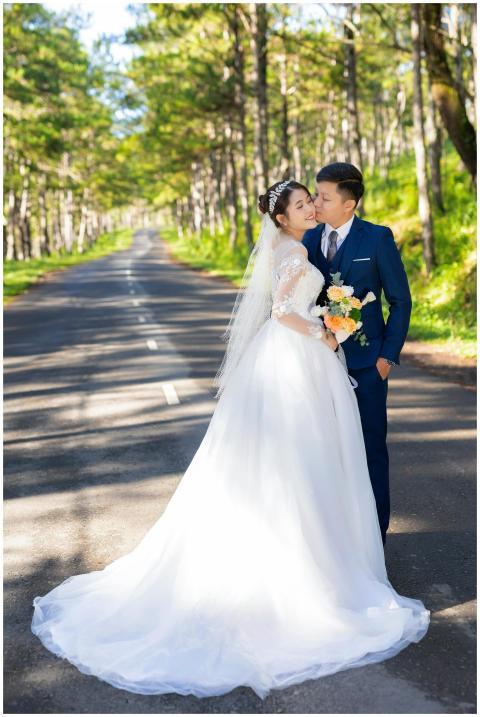 Romantic Wedding Couple Forest