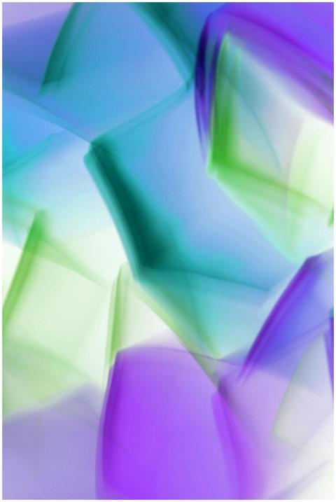 A dynamic abstract pattern featuring vibrant geome