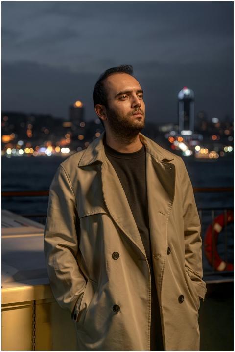 Stylish Portrait Man Evening