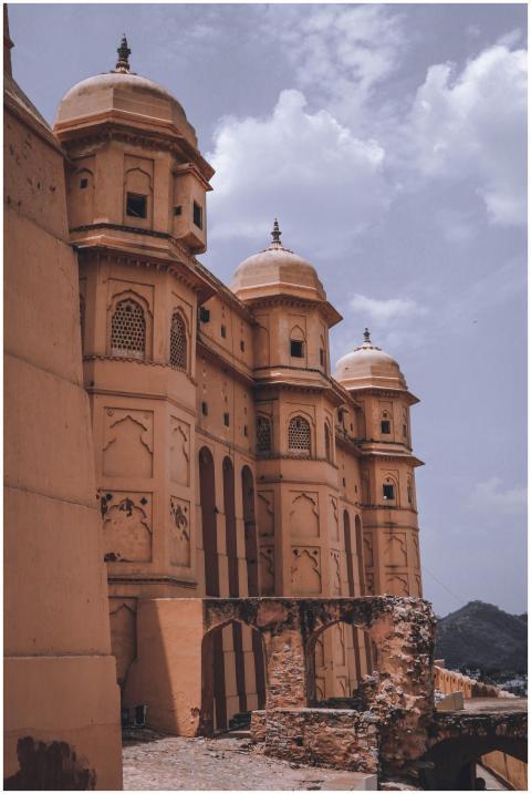 Explore the majestic sandstone architecture of Amb