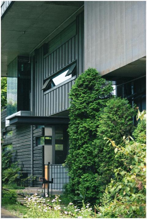 Contemporary building exterior in Paju, South Kore