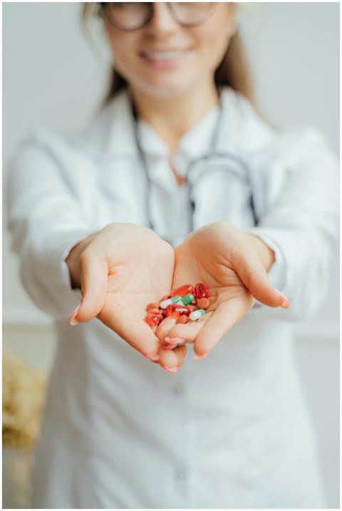 A female healthcare professional with a stethoscop