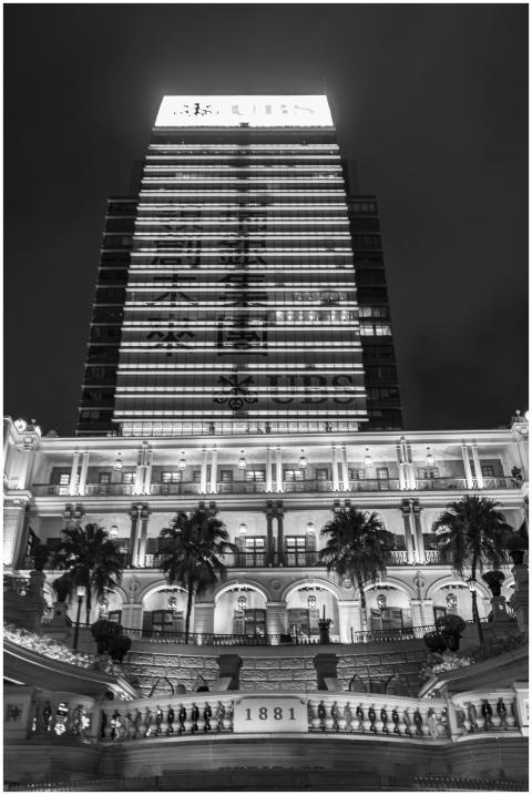 Dramatic Nightscape Towering High