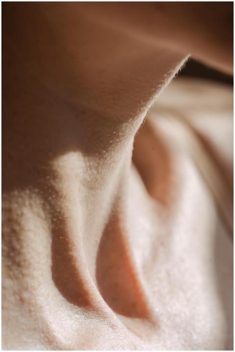 Detailed close-up photo of human neck highlighting