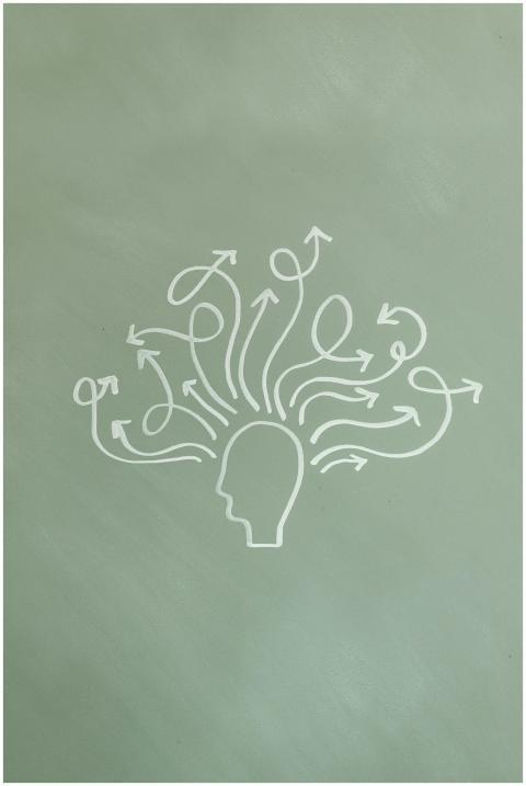 Abstract illustration symbolizing mental health an