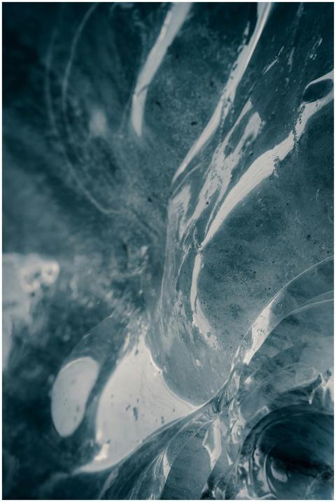 Abstract close-up of icy texture showcasing the be