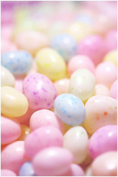 Vibrant pastel candy eggs perfect for Easter-theme