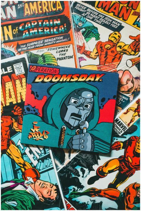 Collection of colorful vintage comic book covers s