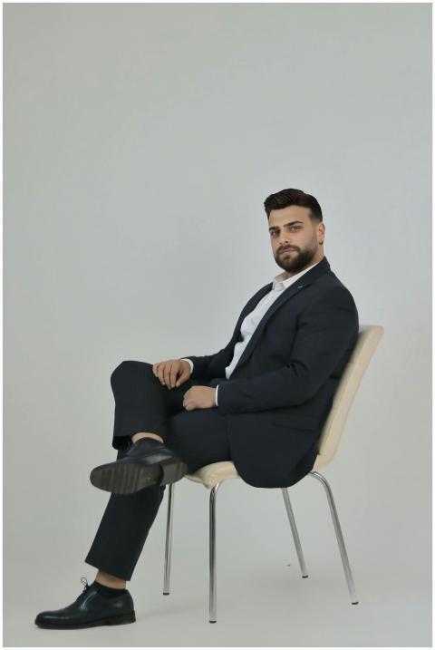 Confident Businessman Formal Attire