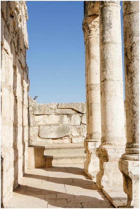 Explore the historic ruins of the ancient synagogu