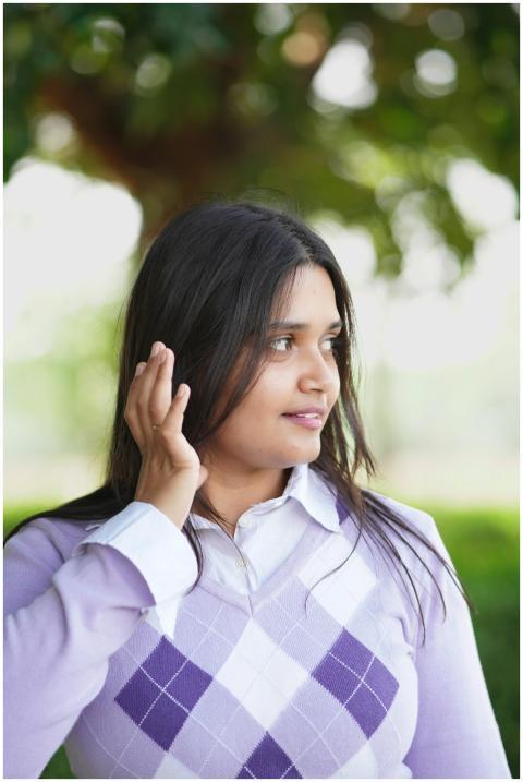 Young Woman Smiling Outdoor