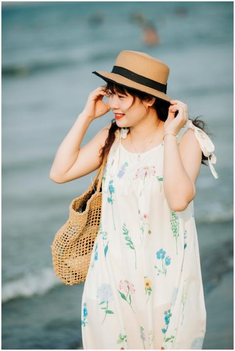 Young Woman Enjoying Summer