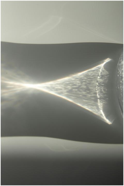 Subtle play of light reflections and shadows creat