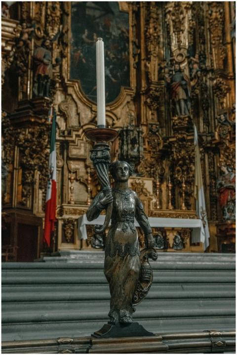 Intricate colonial architecture inside a Ciudad de