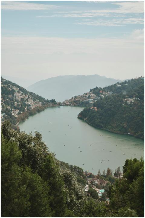 Scenic Nainital Lake Surrounding